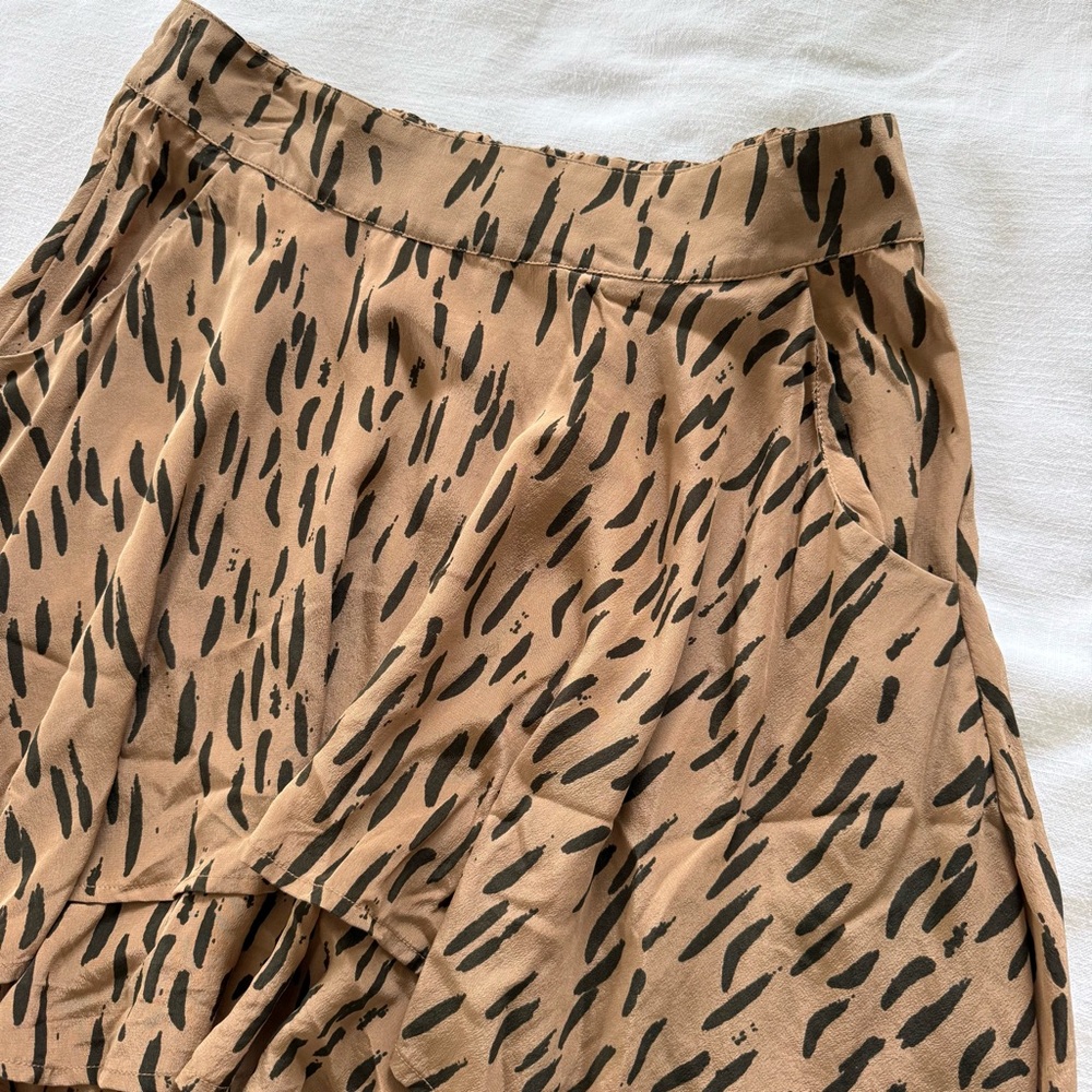 Kelly Wearslter Silk Tiered High- Low Skirt - Women S